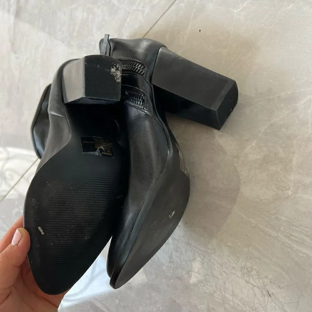 Steve Madden Marando Ankle Boots Black Size 7.5